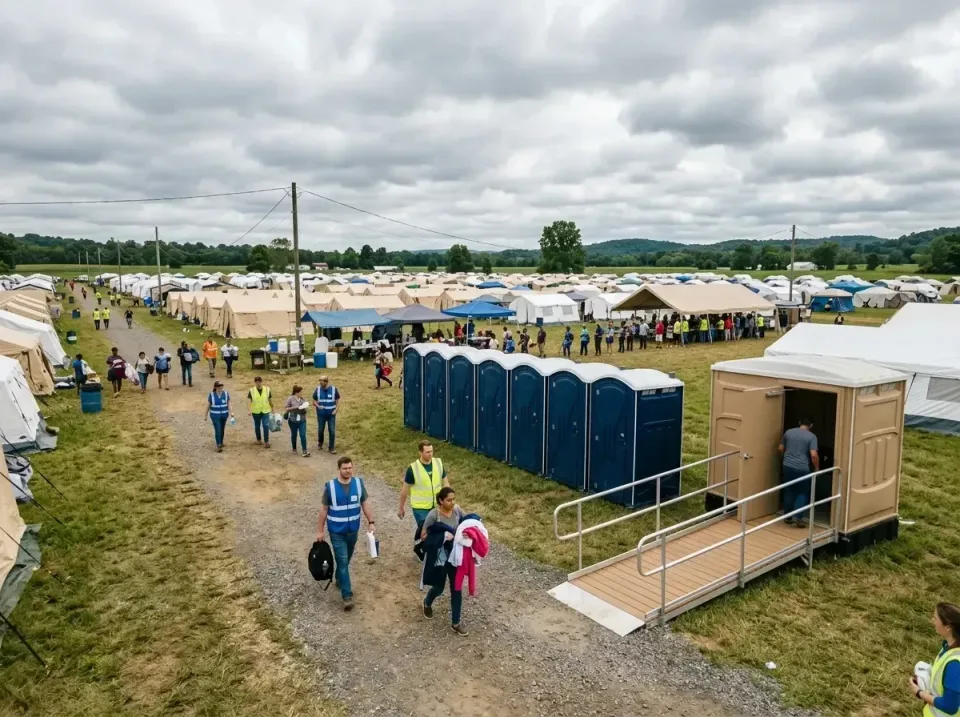 disaster-relief-camp-restrooms-010 — frequently asked questions, Dumpster & Portable Bathrooms Rental in East Prairie, MO